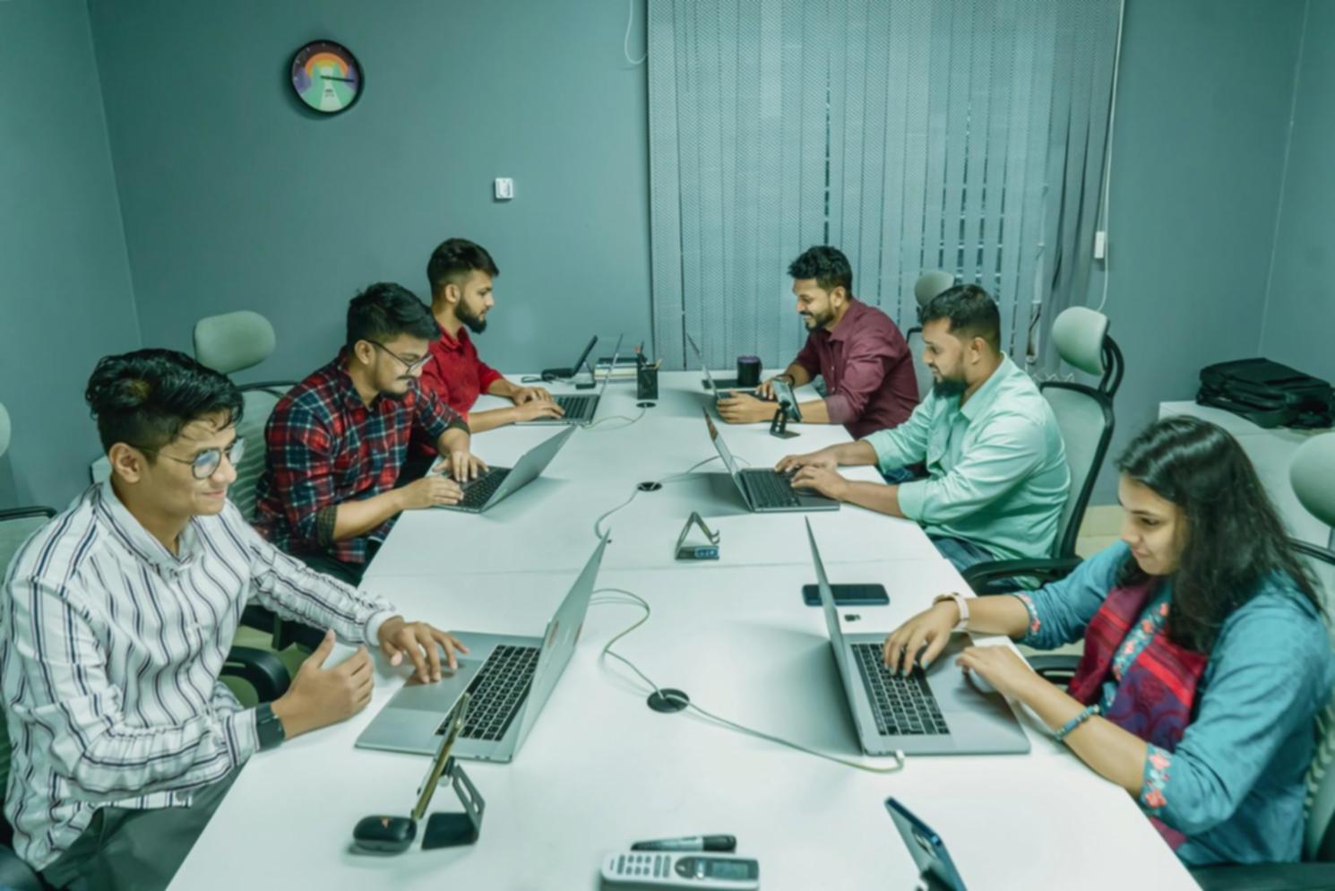 Business owner analyzing financial data and making strategic decisions for company growth